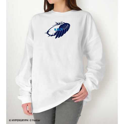 『アークナイツ』ロゴス ショッピングver. 着用BIGシルエットロングTシャツユニセックス